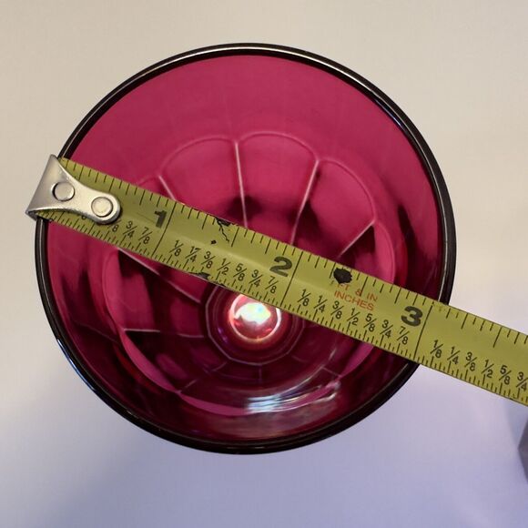 Circleware by Pasabahce Set of 2, 11 Oz Tumblers Glasses Gem Colors Red/Purple - Picture 8 of 11